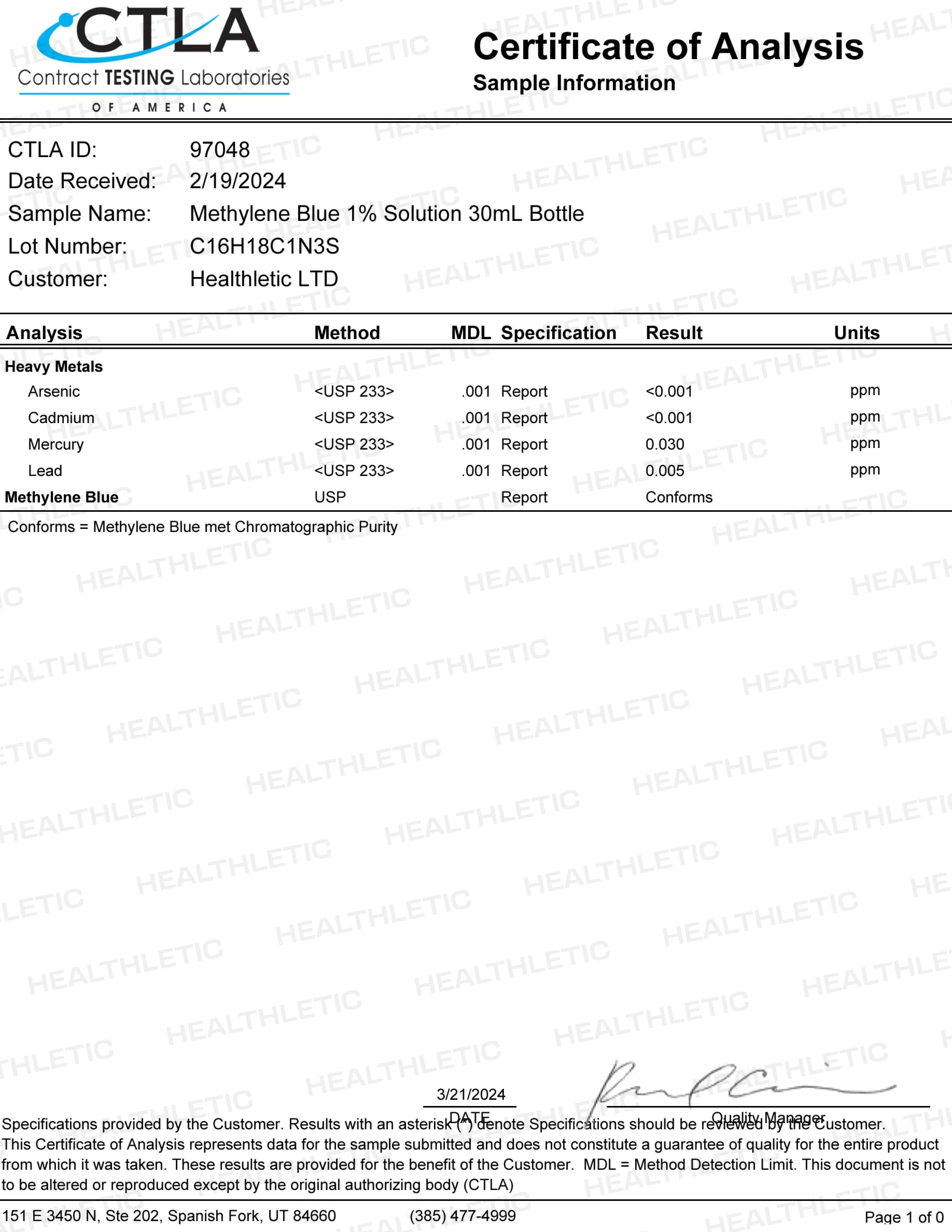 Methylene Blue 1% 30mL | VIP 6+6 Valentine's Day Deal - Image 5